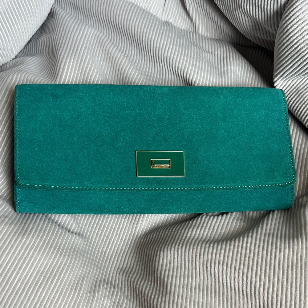 Banana Republic Teal Clutch